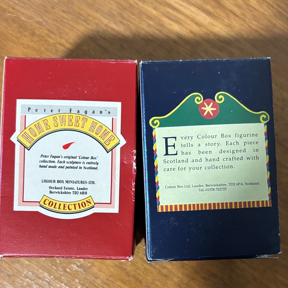 Colourbox Collectibles Peter Fagan’s  Home Sweet Home Mini Cat Figurine Set - Picture 2 of 16
